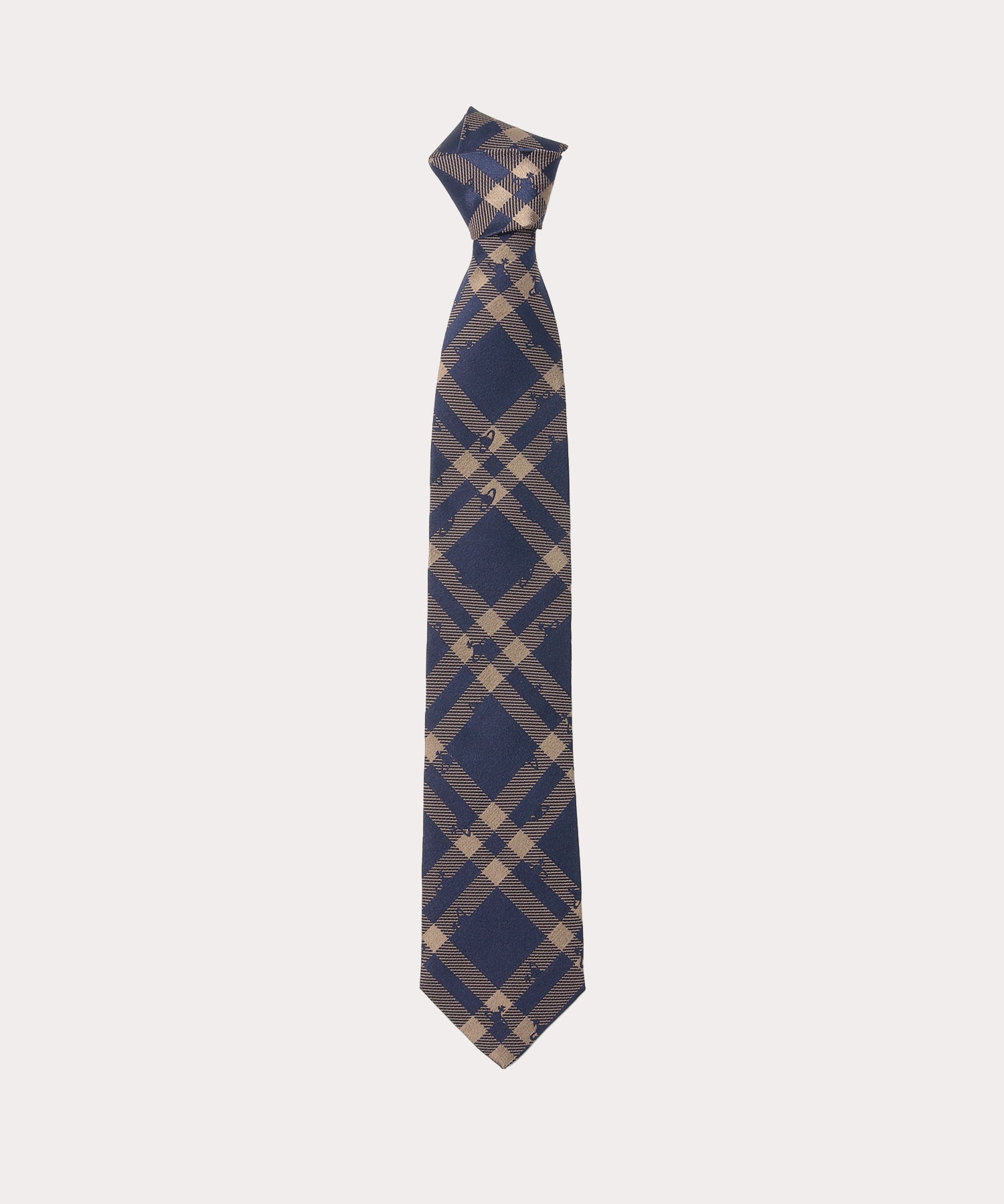 チェック ネクタイ ネイビー系 メンズ tie85 公式通販 ヴィヴィアン ウエストウッド Vivienne Westwood