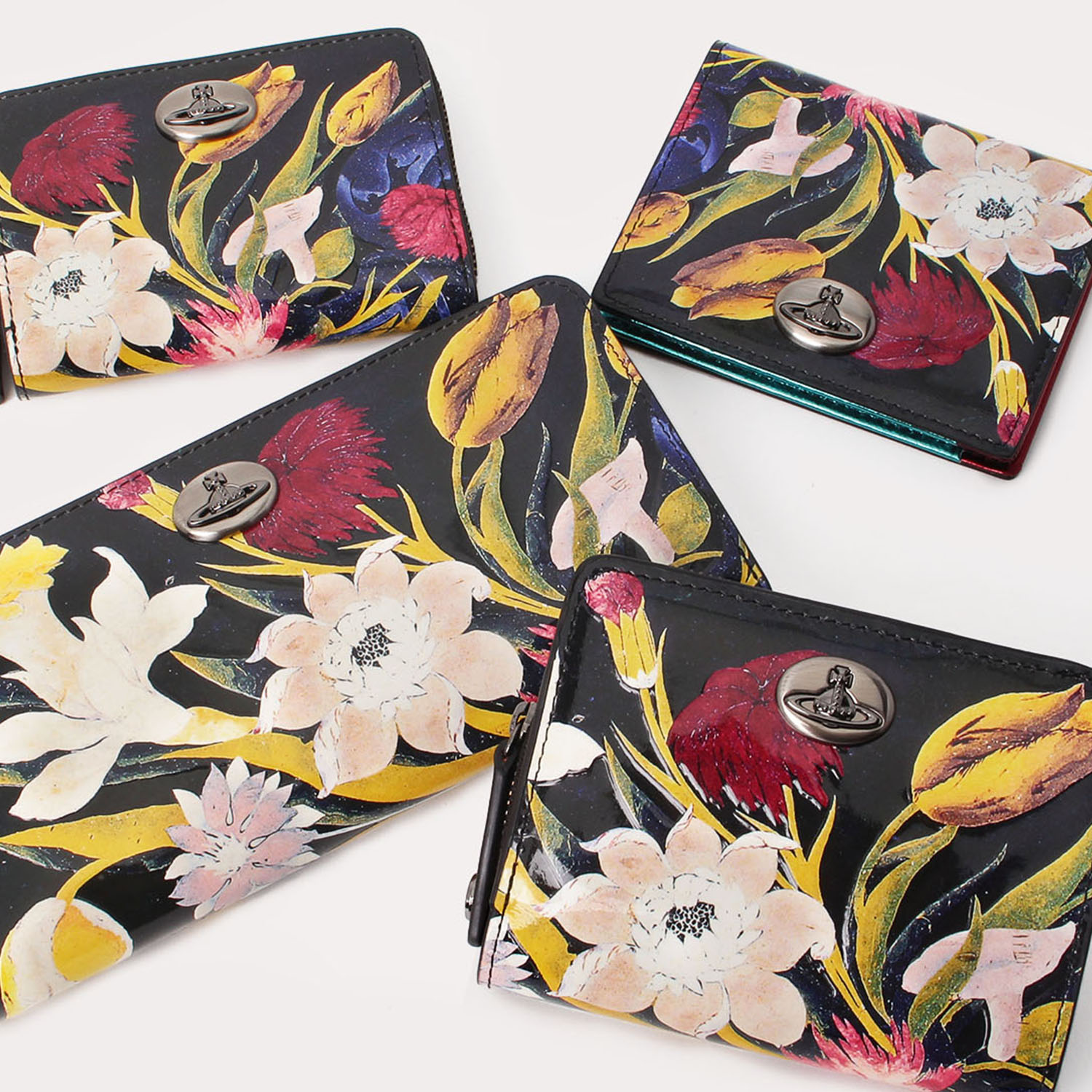 新商品 レディース財布 レザーグッズ カーピフラワーシリーズのご紹介 公式通販 ヴィヴィアン ウエストウッド Vivienne Westwood