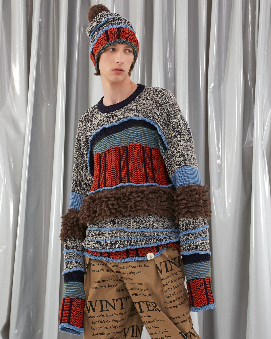 Vivienne Westwood MAN デザインニット タイダイ風ファッション