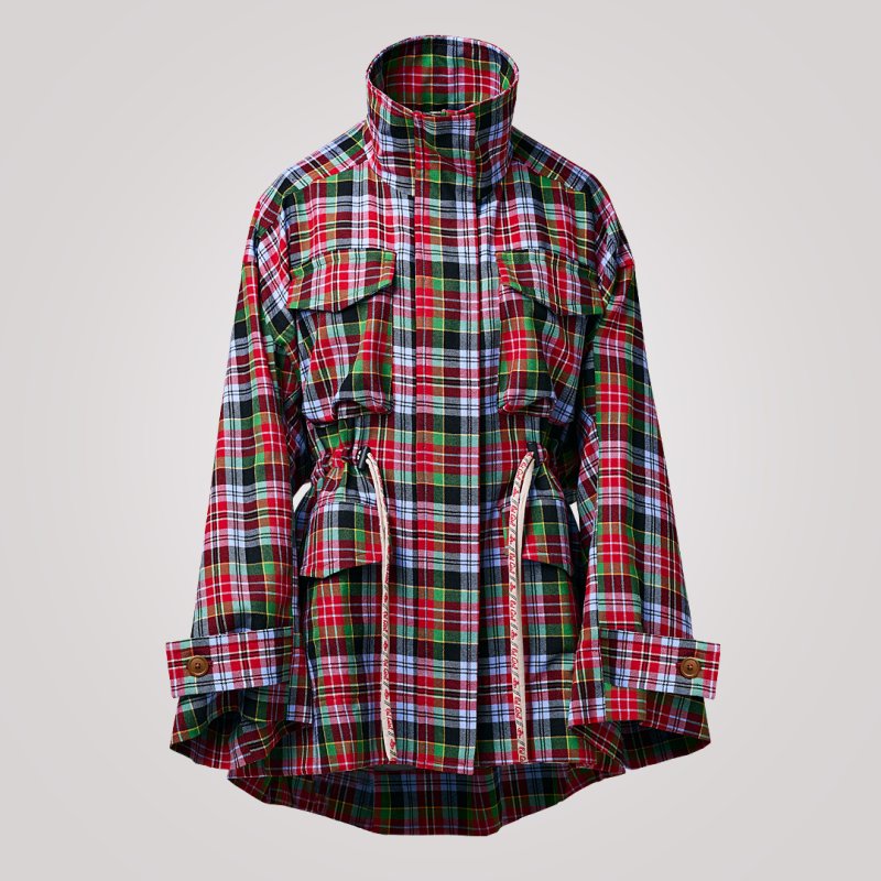 TARTAN CHECK ユーティリティジャケット